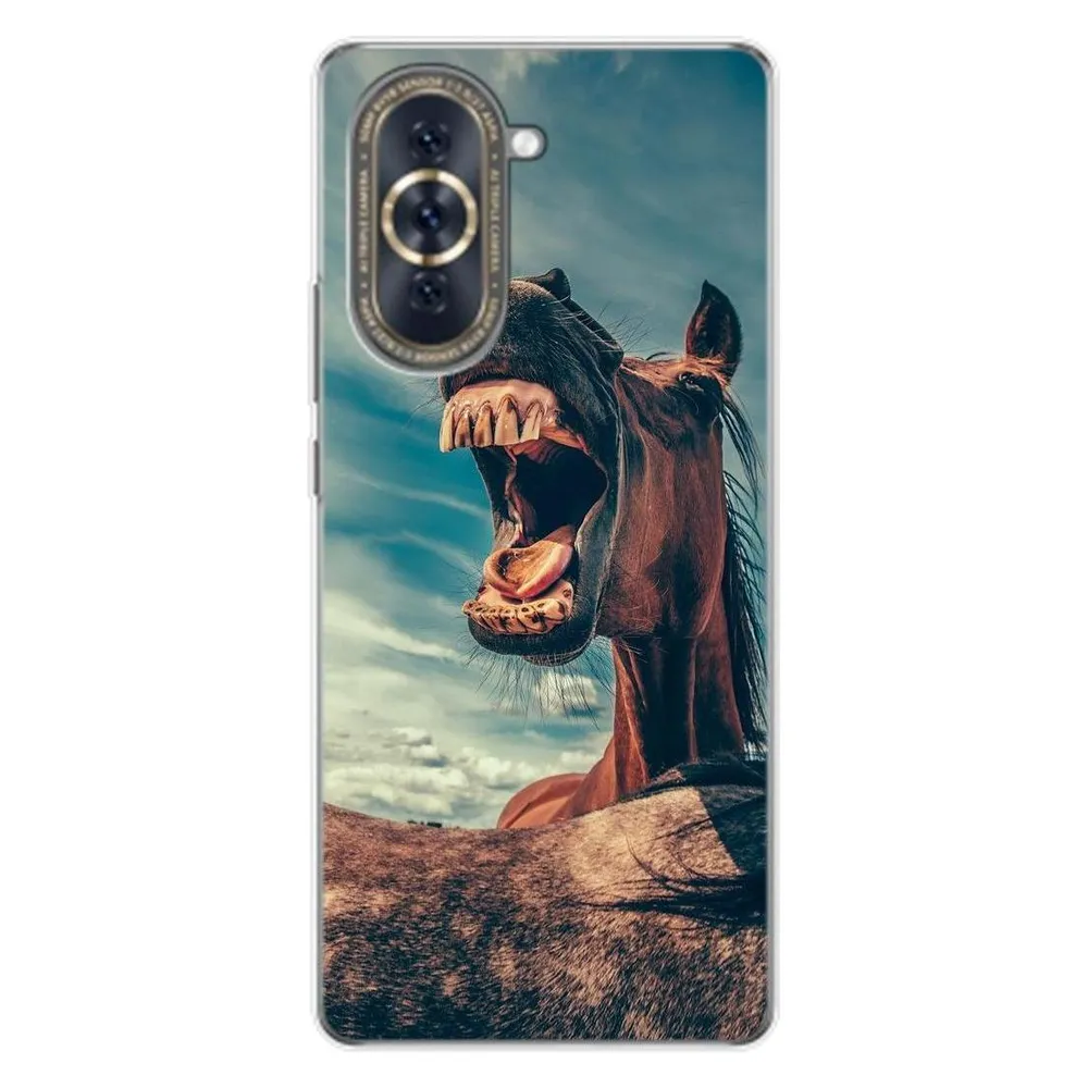 König Design Hülle Handy Schutz für Huawei nova 10 Case Cover Tasche Bumper Etuis TPU Neu (Huawei Nova 10)