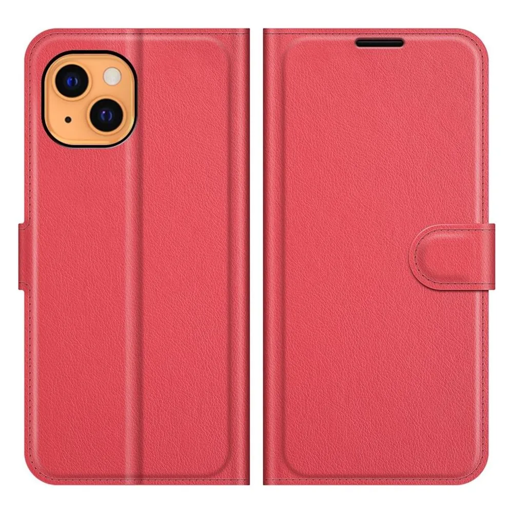König Design Hülle Handy Schutz für Apple iPhone 13 mini Case Cover Tasche Etuis Bumper Rot (Apple iPhone 13 mini)