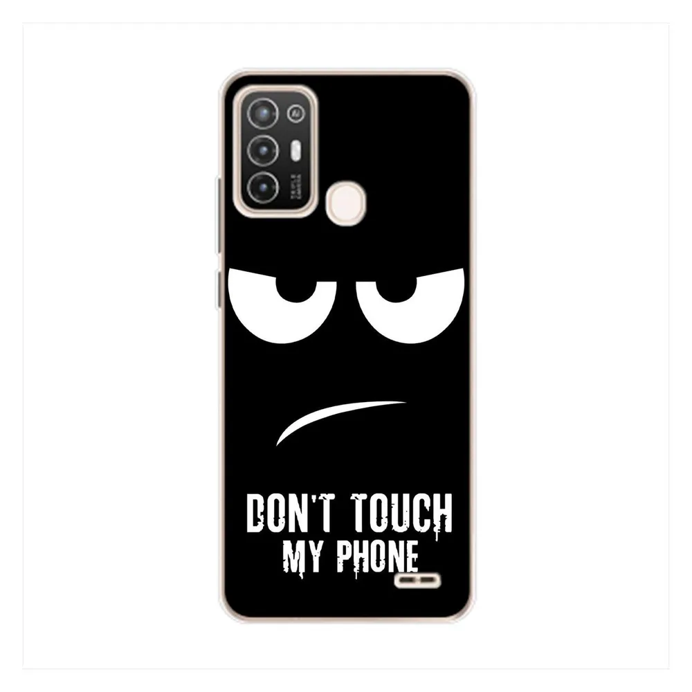König Design Hülle Handy Schutz für ZTE Blade A52 Case Cover Tasche Bumper Etuis Backcover (ZTE Blade A52)