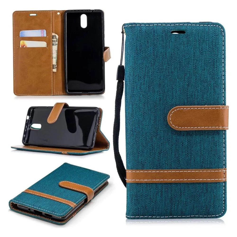 König Design Hülle Handy Schutz für Nokia 3.1 Case Cover Tasche Wallet Etui Handyhülle Bumper (Nokia 3.1)
