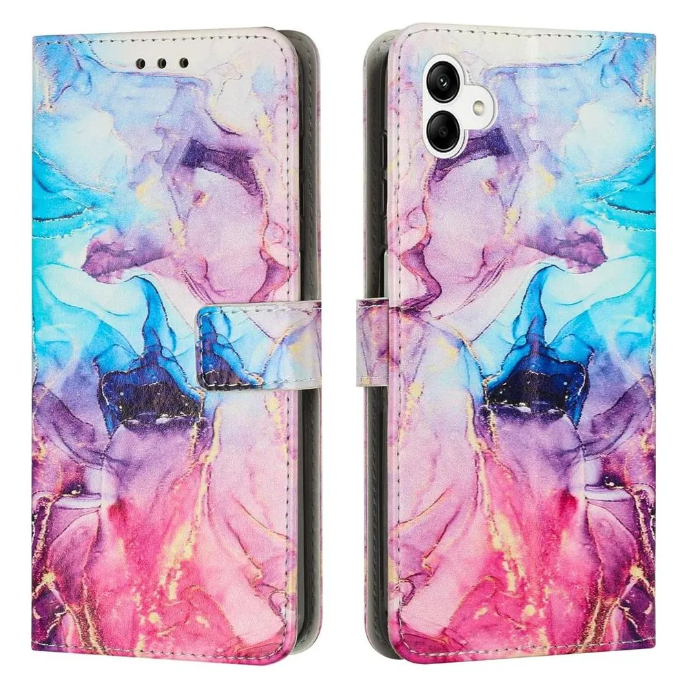 König Design Hülle Handy Schutz für Samsung Galaxy A04e A34 A54 Case Cover Marmor Tasche Etui (Samsung Galaxy A04e, Samsung Galaxy A34, Samsung Galaxy A54)
