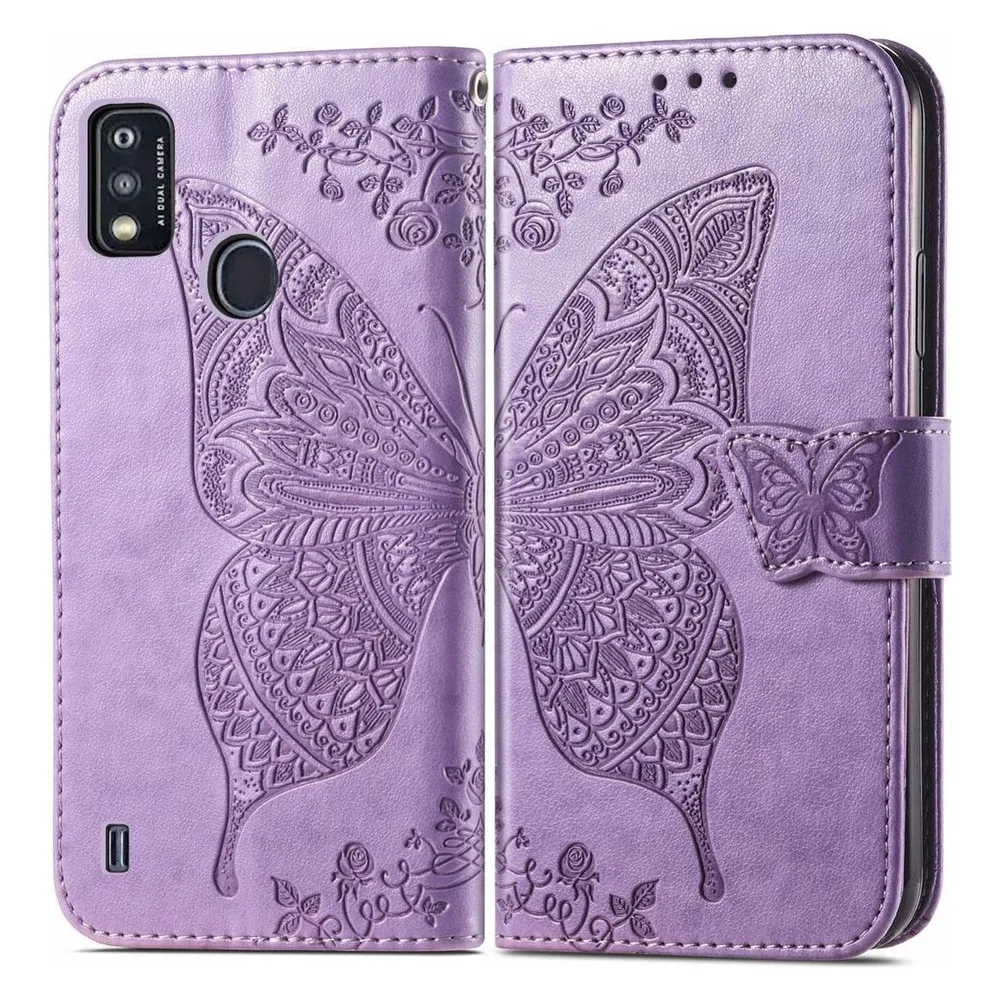 König Design Hülle Handy Schutz für ZTE Blade A51 Case Flip Cover Tasche Etuis Bumper Neu (ZTE Blade A51)
