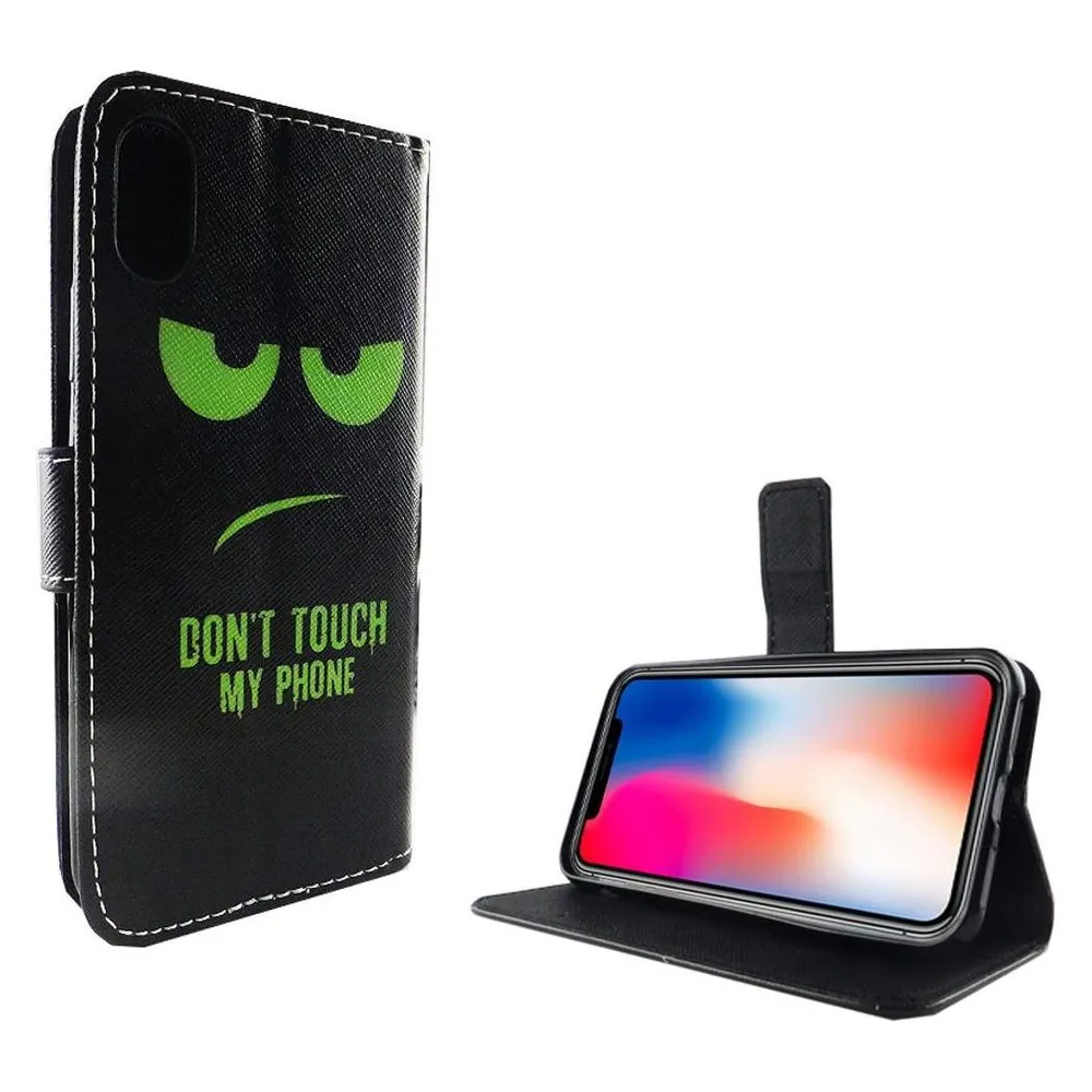 König Design Hülle Handy Schutz für Apple iPhone XS Case Cover Tasche Wallet Etui Handyhülle (Apple iPhone XS)