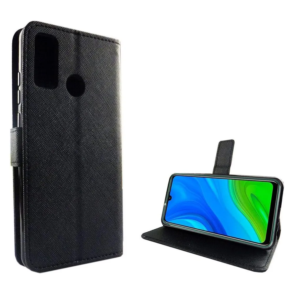 König Design Hülle Handy Schutz für Huawei P smart 2020 Case Cover Tasche Wallet Etui Bumper (Huawei P Smart (2020))