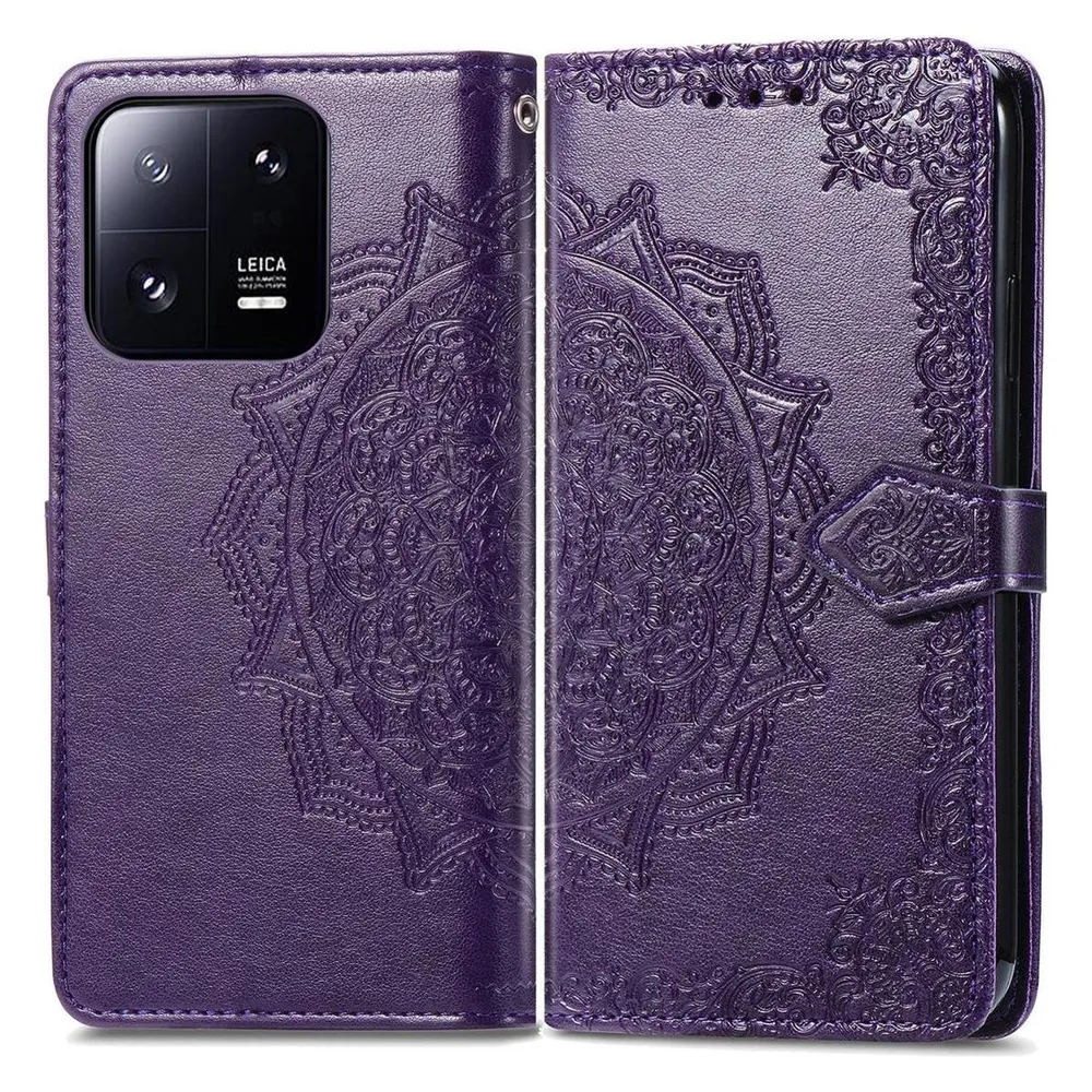 König Design Hülle Handy Schutz für Xiaomi 13 Pro Case Cover Tasche Wallet Etuis Klapptasche (Xiaomi 13 Pro)
