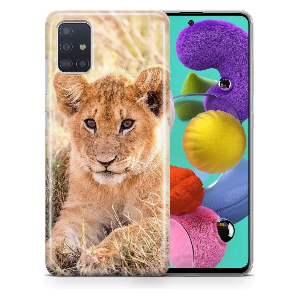 König Design Hülle Handy Schutz für Samsung Galaxy A51 Case Cover Tasche Bumper Etuis TPU Neu (Samsung Galaxy A51)