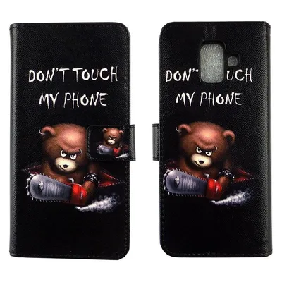 König Design Hülle Handy Schutz für Samsung Galaxy A6 (2018) Case Cover Tasche Wallet Etui (Samsung Galaxy A6 (2018))