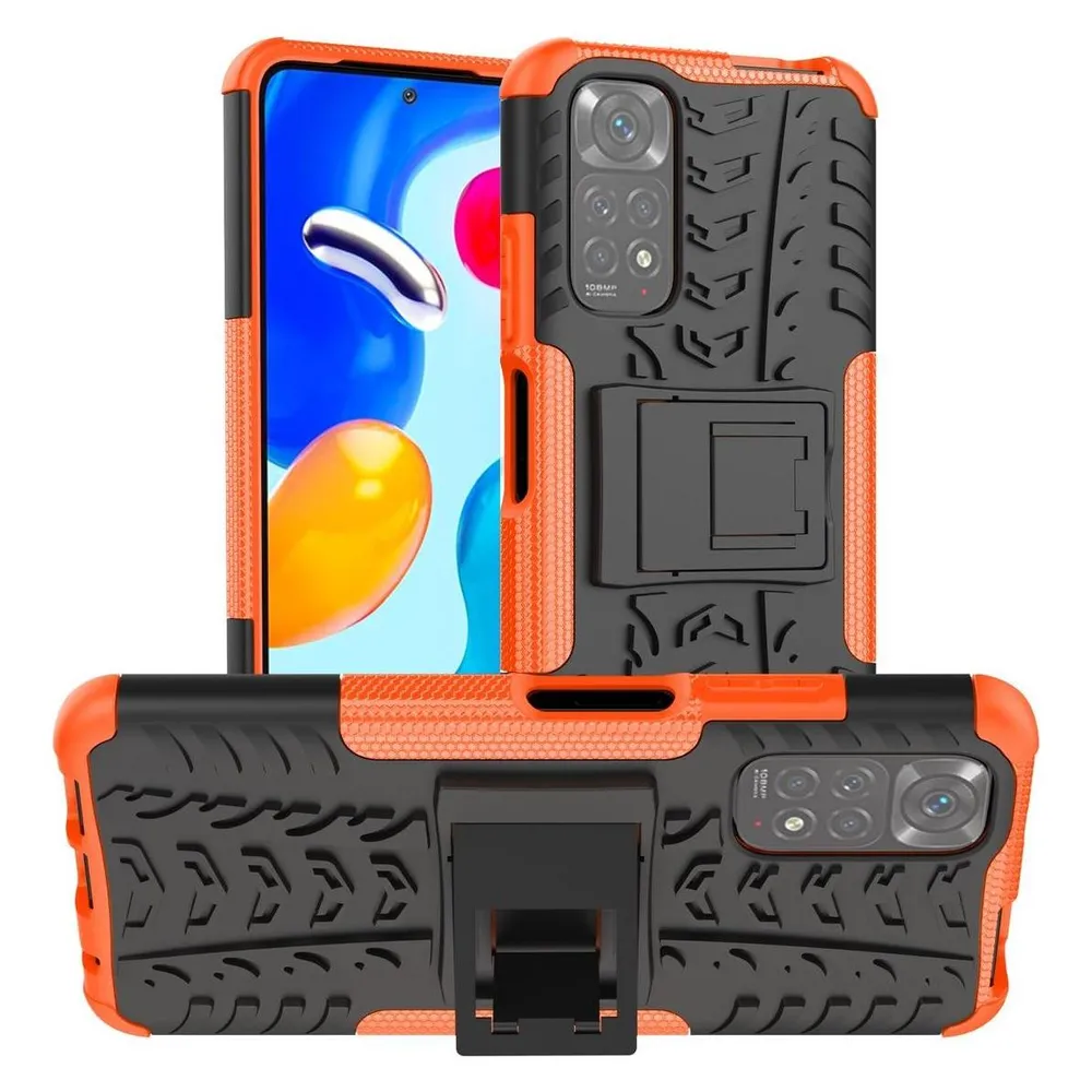 König Design Hülle Handy Schutz für Xiaomi Redmi Note 11 Case Cover Bumper Etuis Halter Neu (Xiaomi Redmi Note 11)