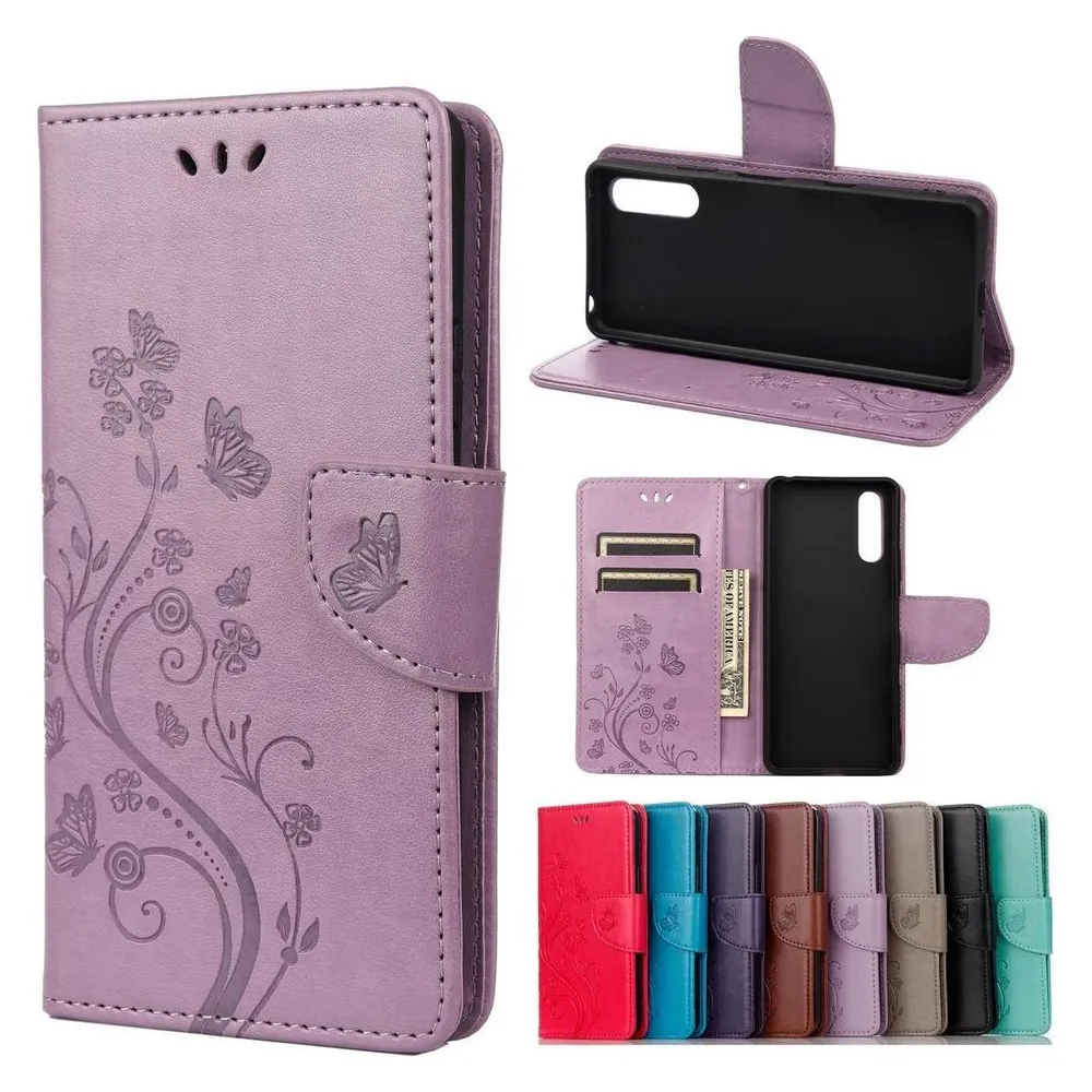 König Design Hülle Handy Schutz für Sony Xperia 10 III Case Cover Tasche Etui Bumper Violett (Sony Xperia 10 III)