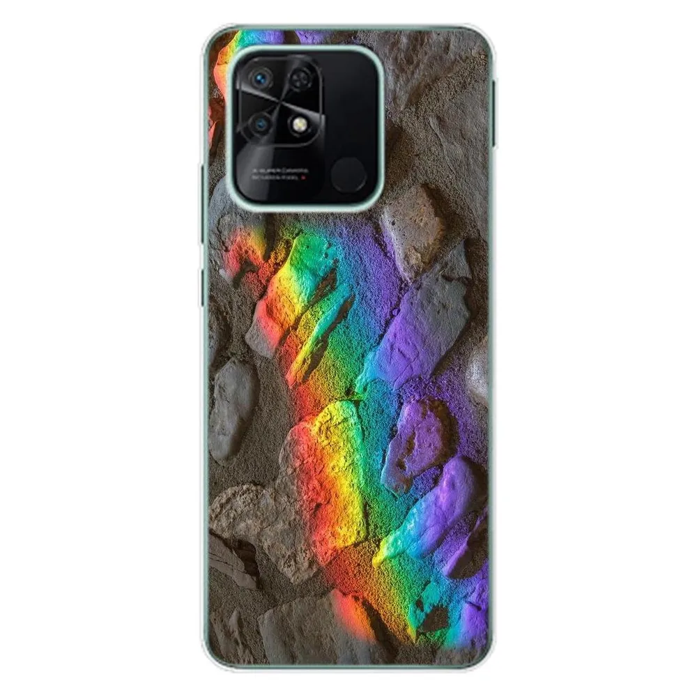 König Design Hülle Handy Schutz für Xiaomi Redmi 10C Case Cover Tasche Bumper Etuis TPU Neu (Xiaomi Redmi 10C)