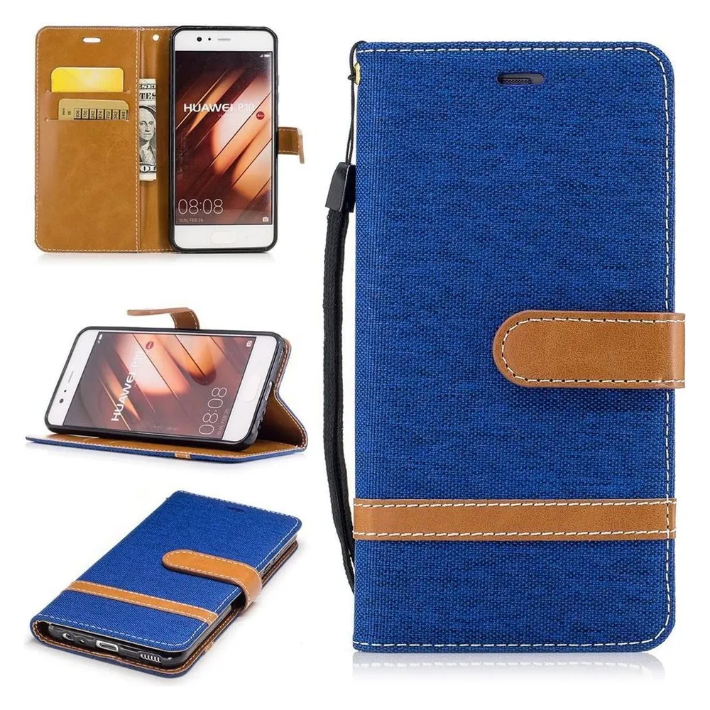 König Design Hülle Handy Schutz für Huawei P10 Case Cover Tasche Wallet Etui Handyhülle Neu (Huawei P10)