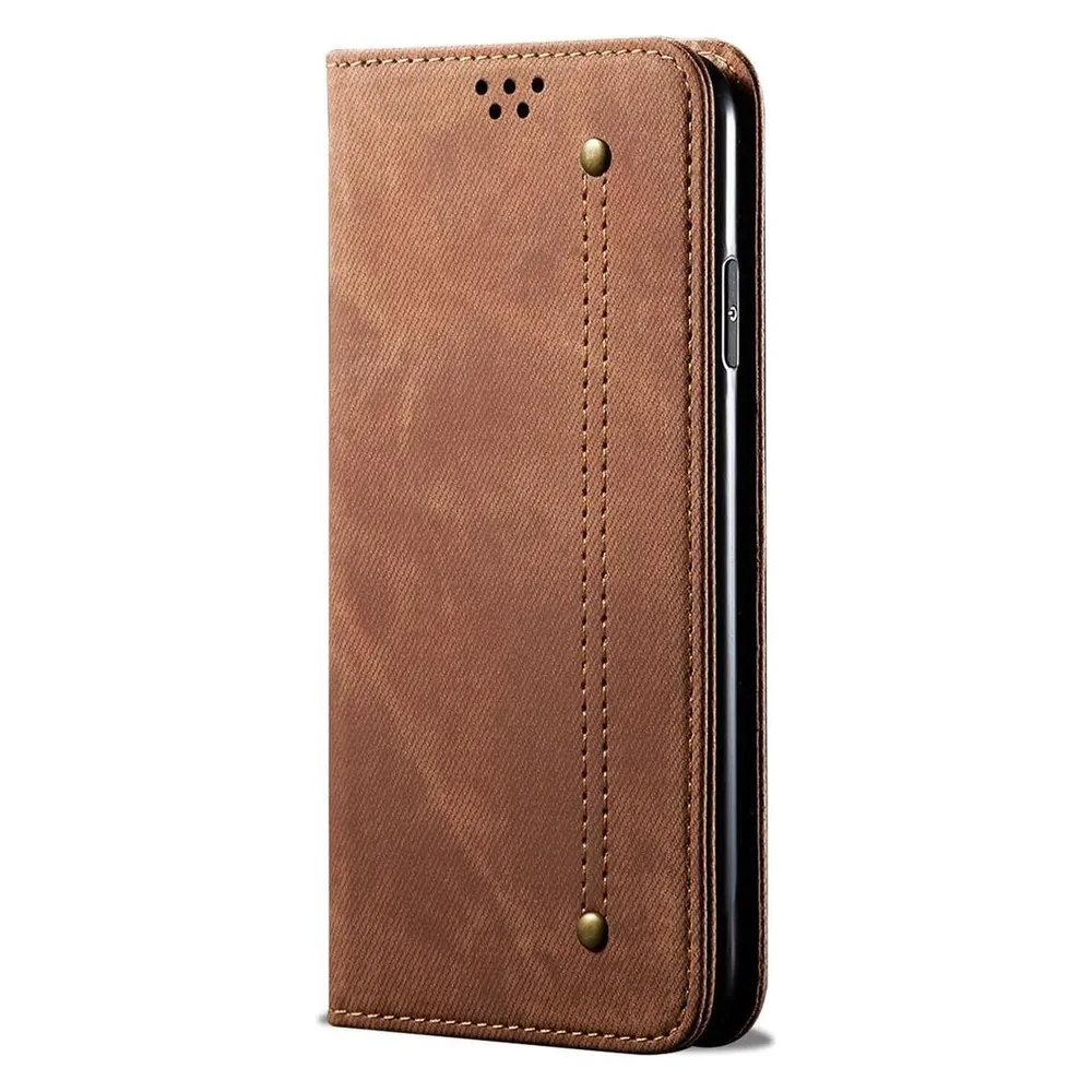 König Design Hülle Handy Schutz für Samsung Galaxy A72 5G Case Cover Tasche Etui Bumper Braun (Samsung Galaxy A72 5G)