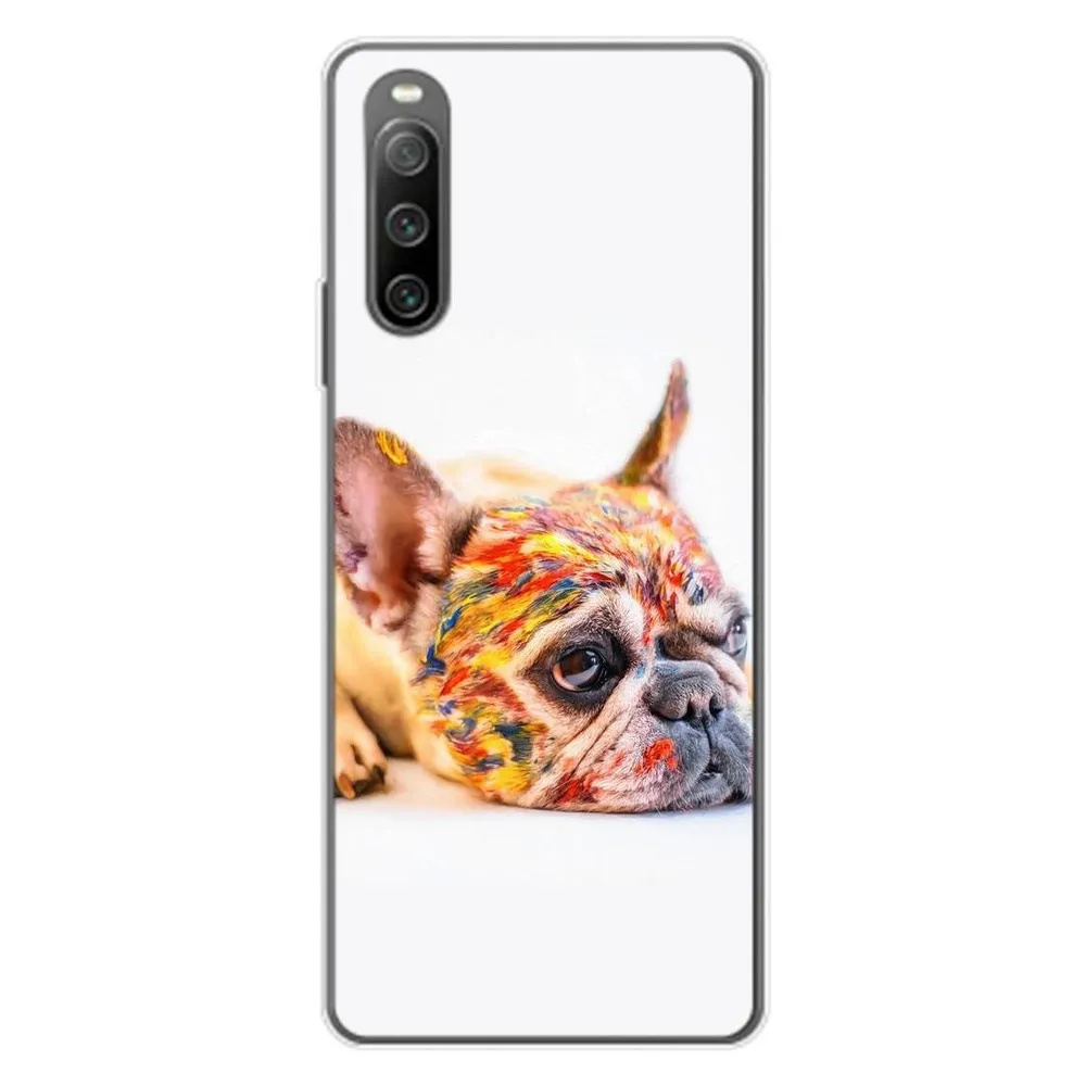 König Design Hülle Handy Schutz für Sony Xperia 10 IV Case Cover Tasche Bumper Etuis TPU Neu (Sony Xperia 10 IV)