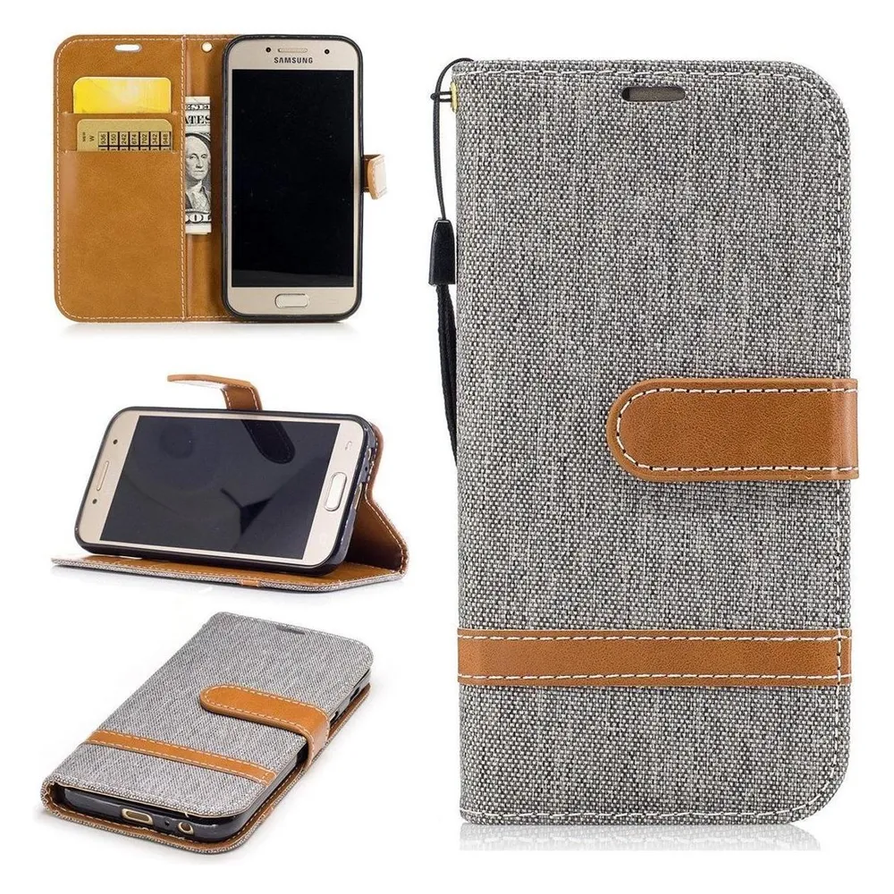 König Design Hülle Handy Schutz für Samsung Galaxy A3 (2017) Case Cover Tasche Wallet Etui (Samsung Galaxy A3 (2017))