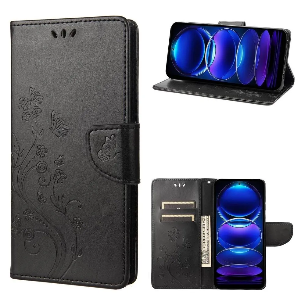 König Design Hülle Handy Schutz für Xiaomi Redmi Note 12 Poco X5 5G Case Cover Tasche Wallet (Xiaomi Redmi Note 12 5G)
