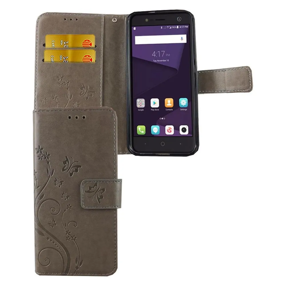 König Design Hülle Handy Schutz für ZTE Blade V8 Lite Case Cover Tasche Wallet Etui Bumper (ZTE Blade V8 Lite)