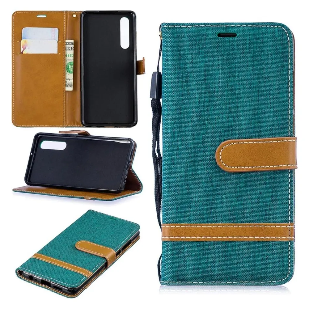 König Design Hülle Handy Schutz für Huawei P30 Case Cover Tasche Wallet Etui Handyhülle Neu (Huawei P30)