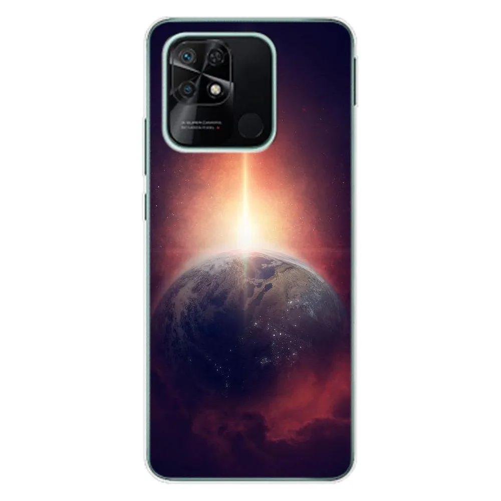 König Design Hülle Handy Schutz für Xiaomi Redmi 10C Case Cover Tasche Bumper Etuis TPU Neu (Xiaomi Redmi 10C)