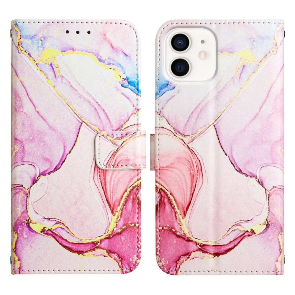 König Design Hülle Handy Schutz für Apple iPhone 12 / 12 Pro Case Cover Tasche Wallet 360 Neu (Apple iPhone 12, Apple iPhone 12 Pro)