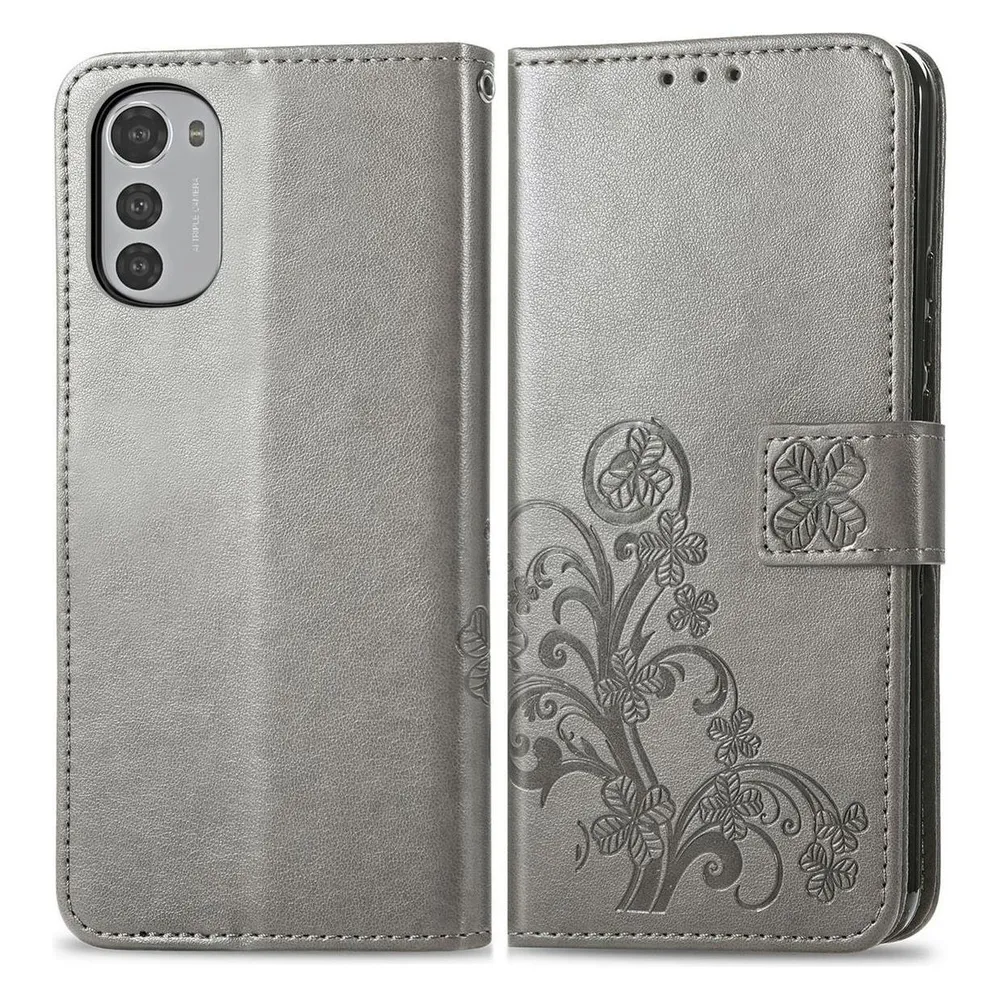 König Design Hülle Handy Schutz für Motorola Moto E32 Case Cover Tasche Etui Wallet Bumper (Motorola Moto E32)