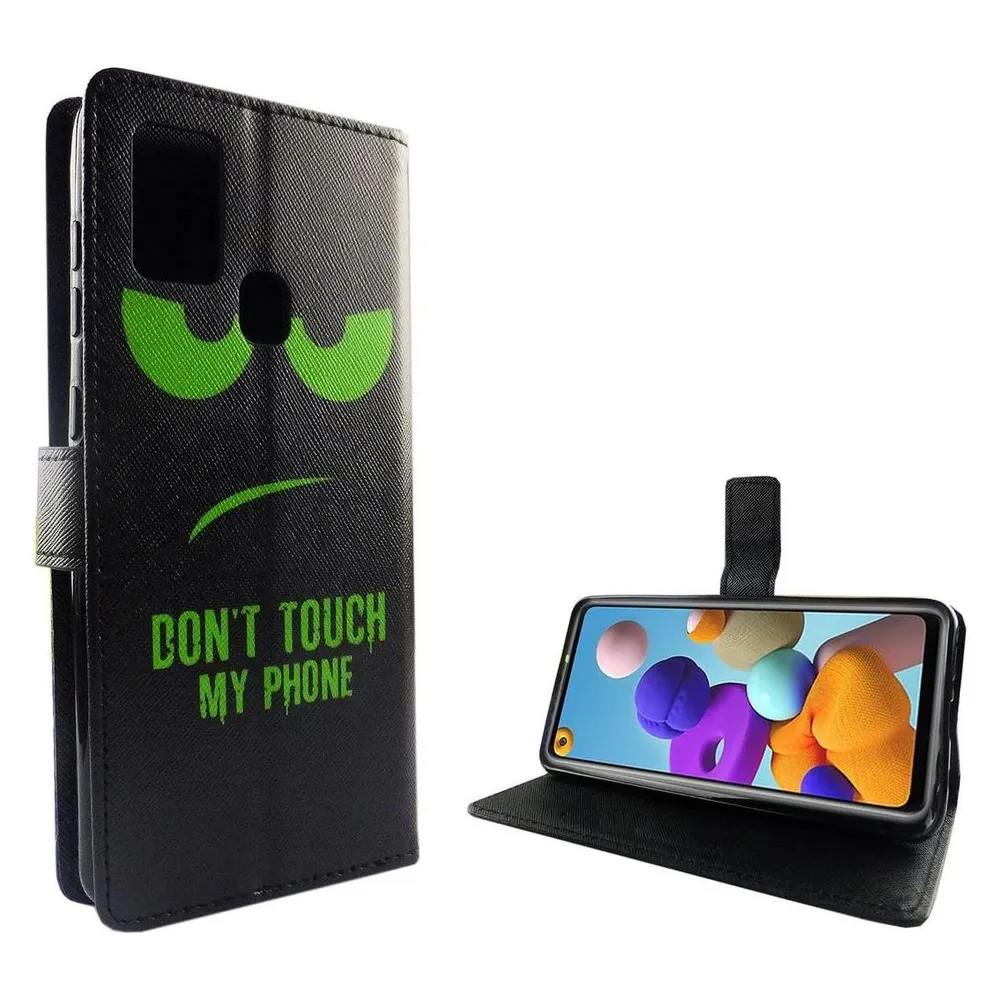 König Design Hülle Handy Schutz für Samsung Galaxy A21s Case Cover Tasche Wallet Etui Bumper (Samsung Galaxy A21s)