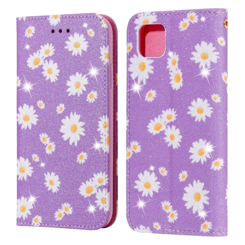 König Design Hülle Handy Schutz für Huawei Y5p Case Flip Cover Tasche Etuis Bumper Violett