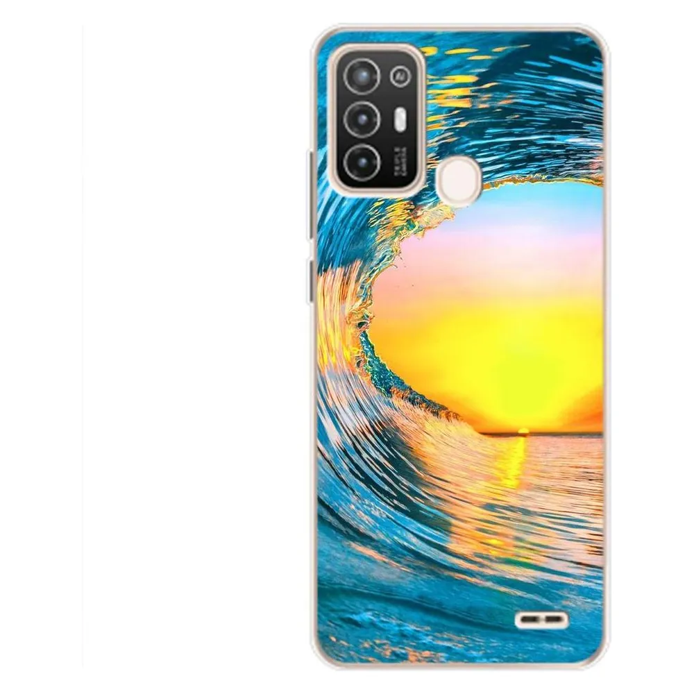König Design Hülle Handy Schutz für ZTE Blade A52 Case Cover Tasche Bumper Etuis Backcover (ZTE Blade A52)