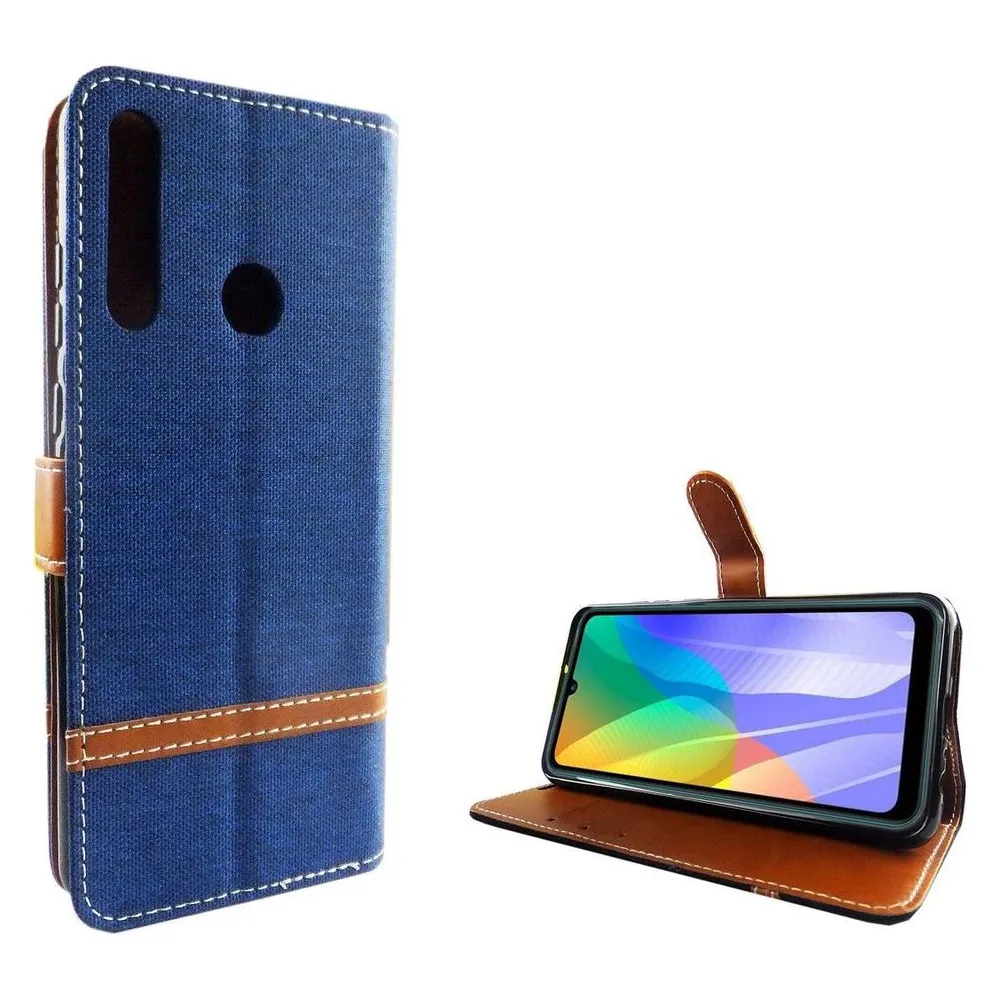 König Design Hülle Handy Schutz für Huawei Y6p Case Cover Tasche Wallet Etui Handyhülle Neu (Huawei Y6p)