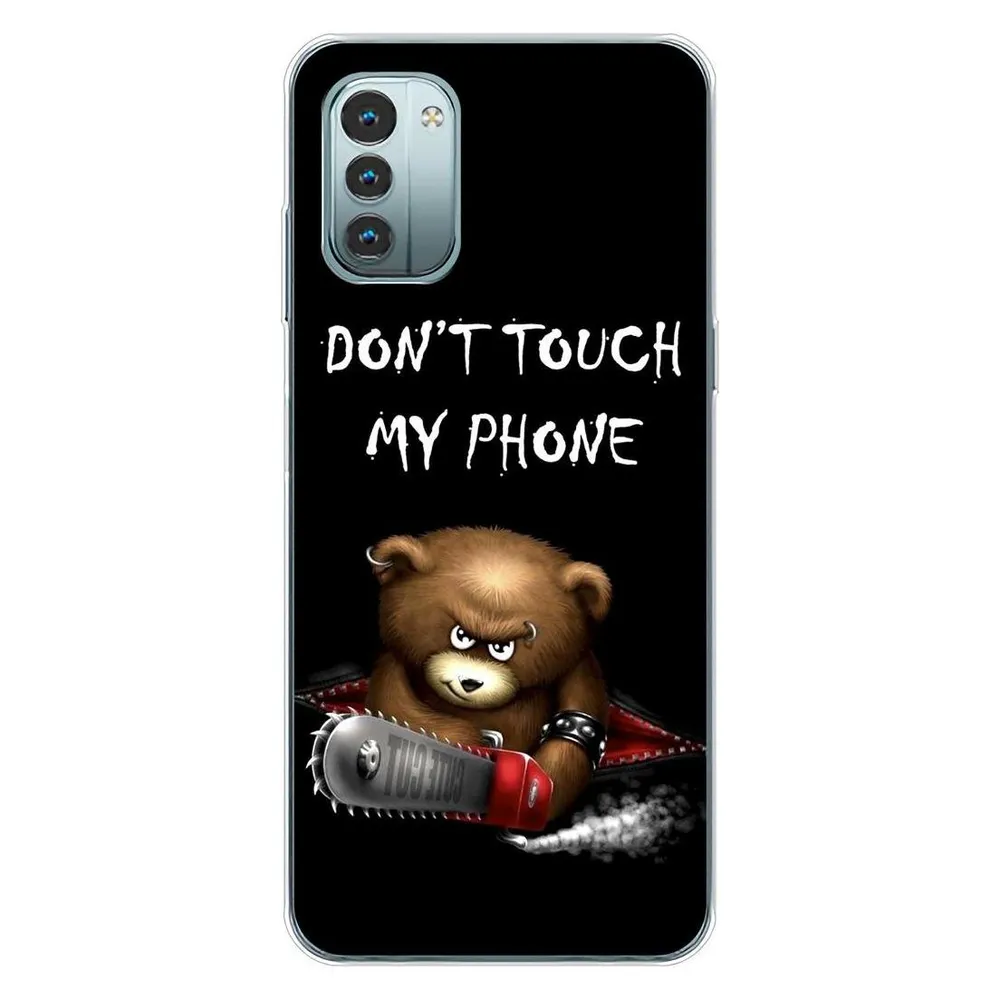 König Design Hülle Handy Schutz für Nokia G11 Case Cover Tasche Bumper Etuis Backcover TPU (Nokia G11)