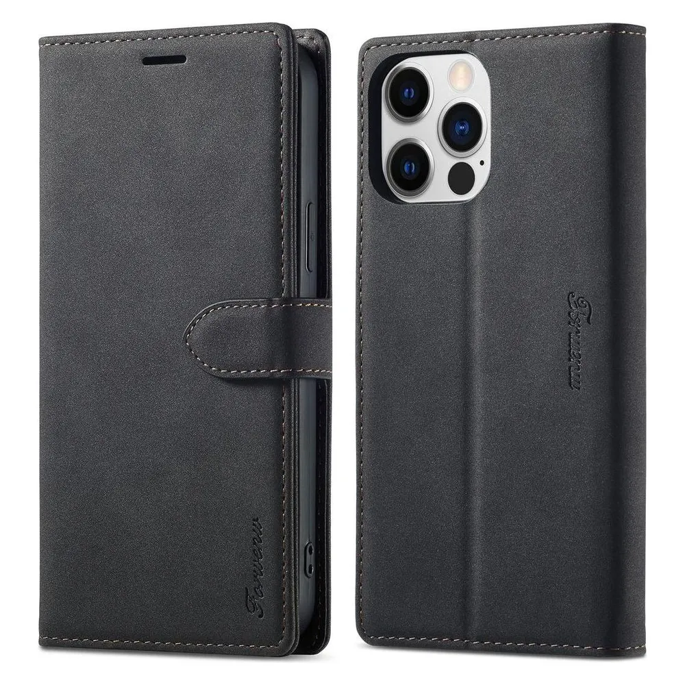 König Design Hülle Handy Schutz für Apple iPhone 14 Pro Plus Max Case Cover Tasche Wallet (Apple iPhone 14 Pro)