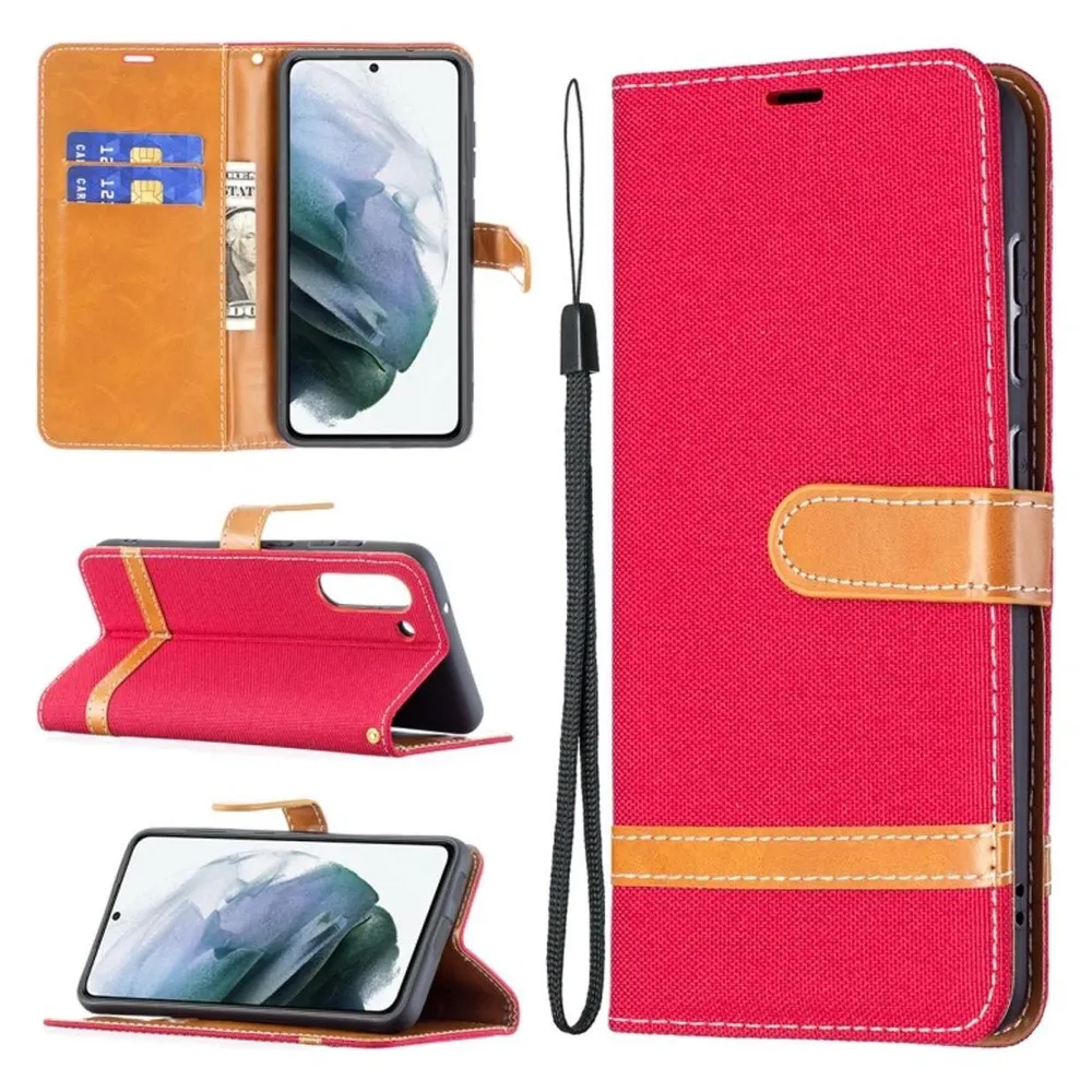 König Design Hülle Handy Schutz für Samsung Galaxy S21 FE Case Flip Cover Tasche Etui Bumper (Samsung Galaxy S21 FE)