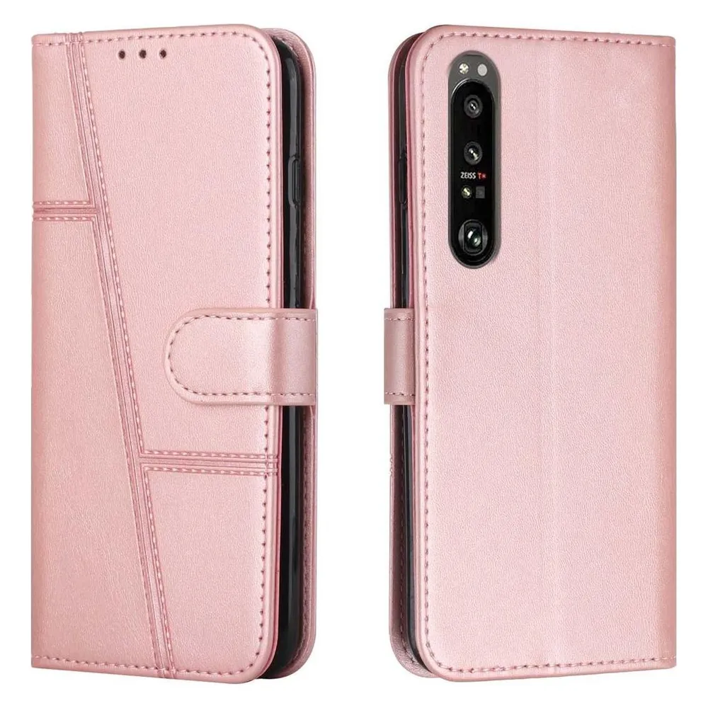 König Design Hülle Handy Schutz für Sony Xperia 1 III Case Cover Tasche Etuis Bumper Wallet (Sony Xperia 1 III)