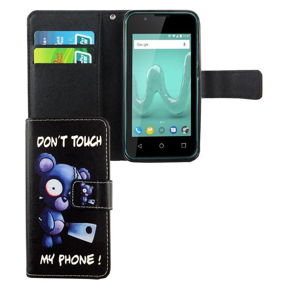 König Design Hülle Handy Schutz für Wiko Sunny 2 Case Cover Tasche Wallet Etui Handyhülle Neu (Wiko Sunny 2)