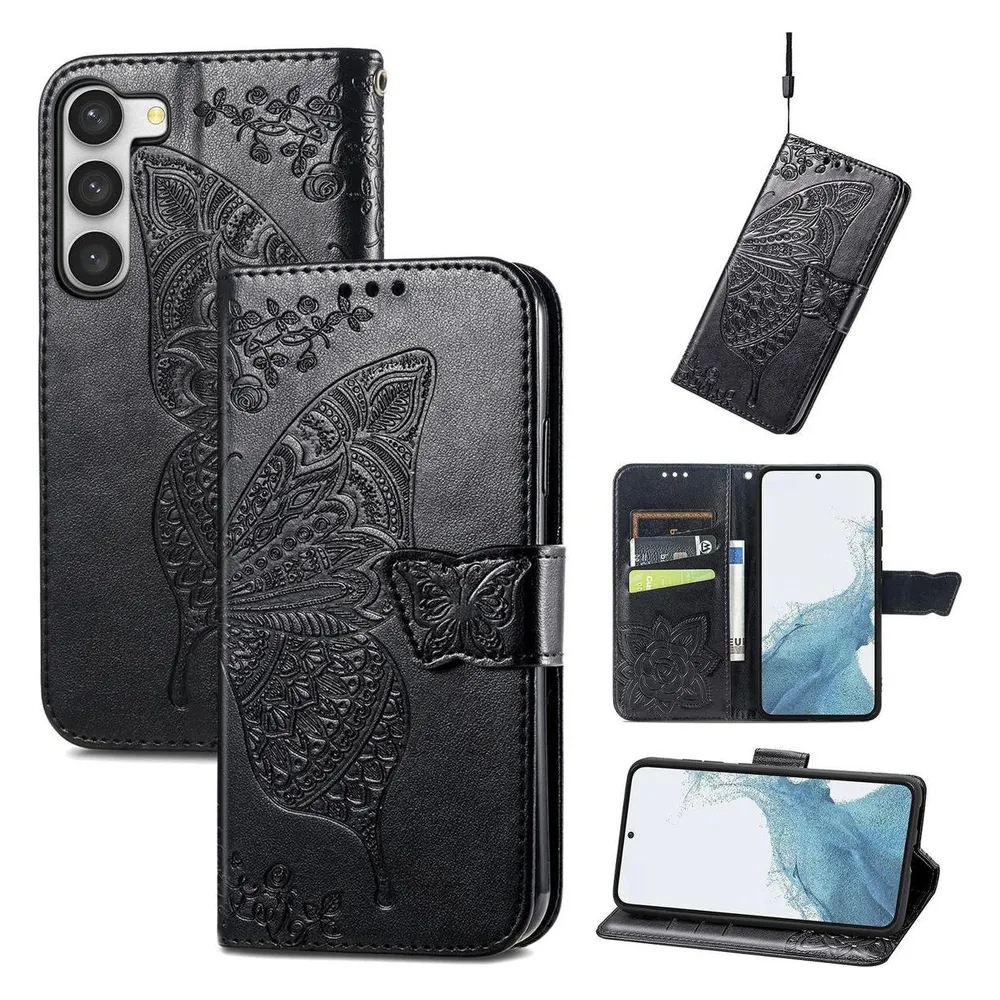 König Design Hülle Handy Schutz für Samsung Galaxy S23 Plus Ultra Case Cover Tasche Wallet (Samsung Galaxy S23 Ultra, Samsung Galaxy S23+)
