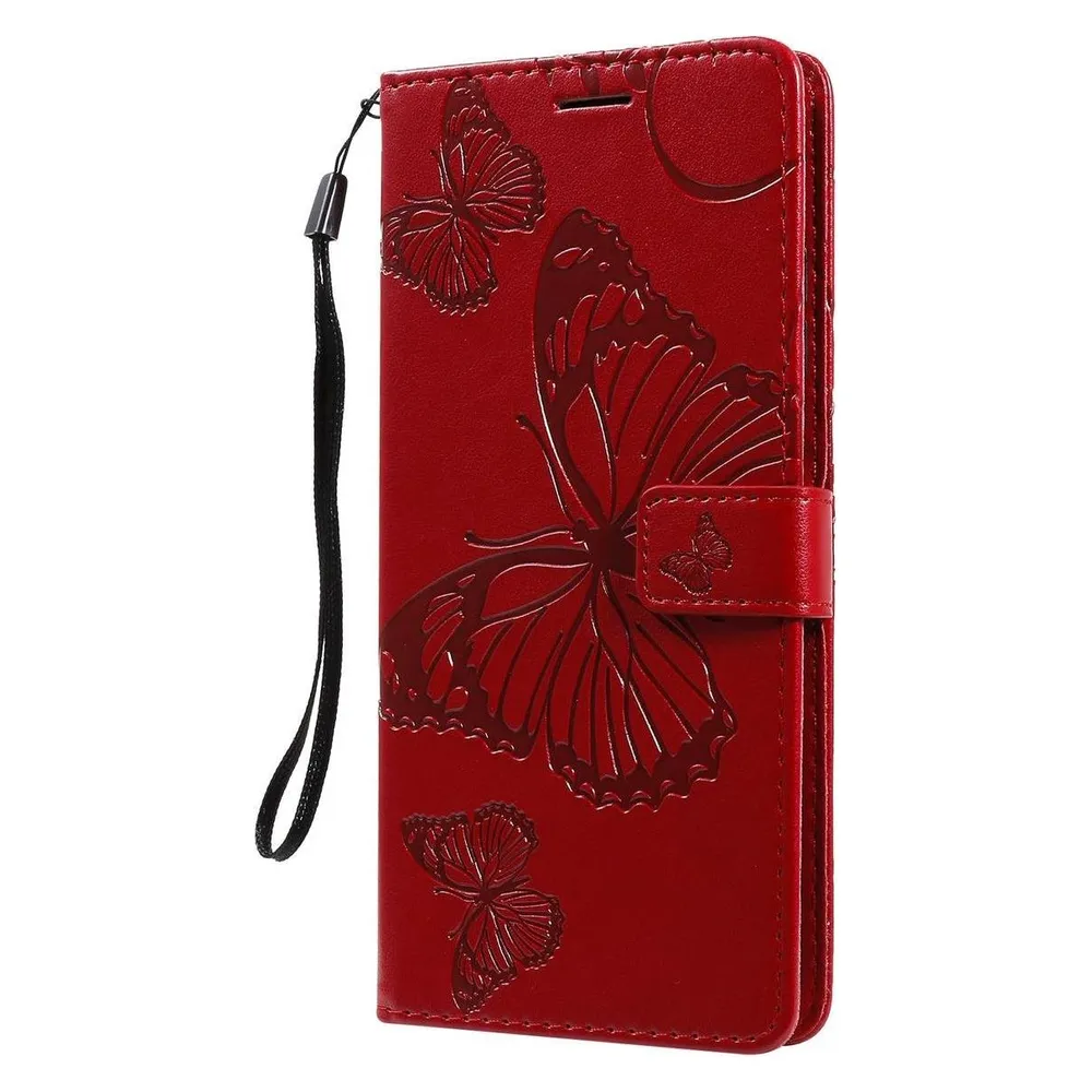 König Design Hülle Handy Schutz für Xiaomi Poco X3 Case Flip Cover Tasche Etuis Bumper Rot (Xiaomi Poco X3)