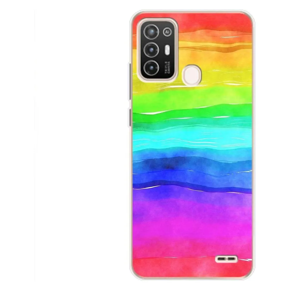 König Design Hülle Handy Schutz für ZTE Blade A52 Case Cover Tasche Bumper Etuis Backcover (ZTE Blade A52)