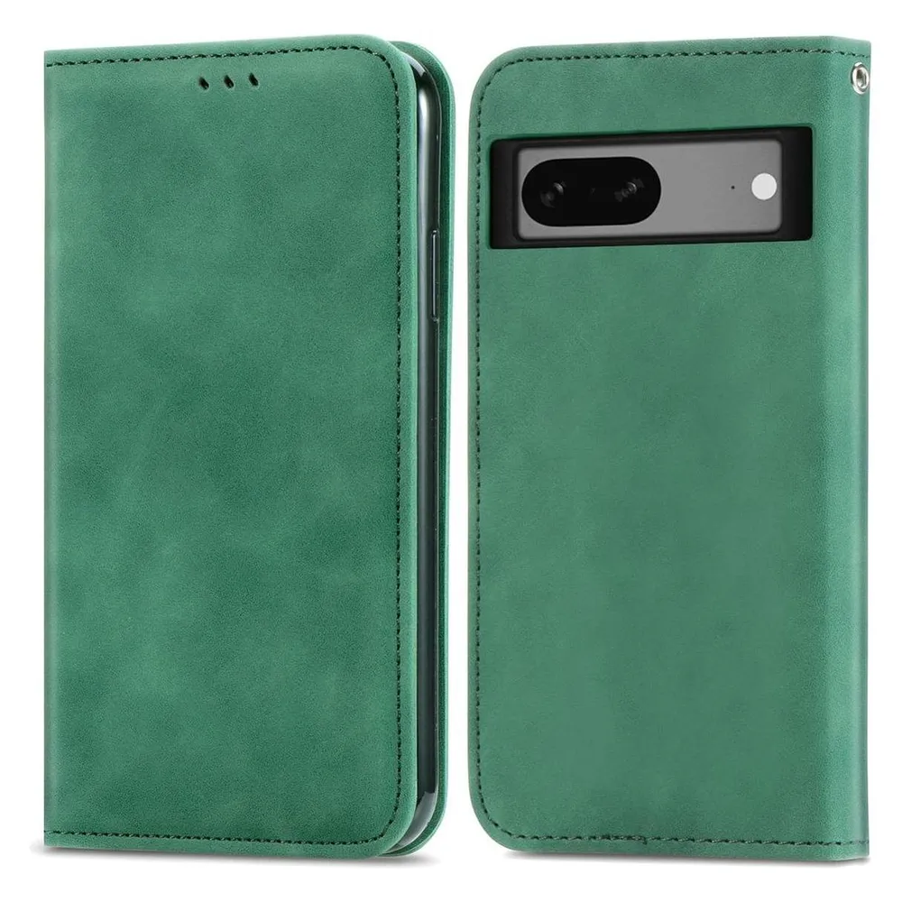 König Design Hülle Handy Schutz für Google Pixel 7A Case Cover Klapp Tasche Wallet Etuis Neu (Google Pixel 7a)
