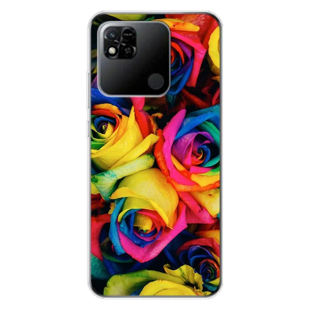 König Design Hülle Handy Schutz für Xiaomi Redmi 10A Case Cover Tasche Bumper Etuis TPU Neu (Xiaomi Redmi 10A)