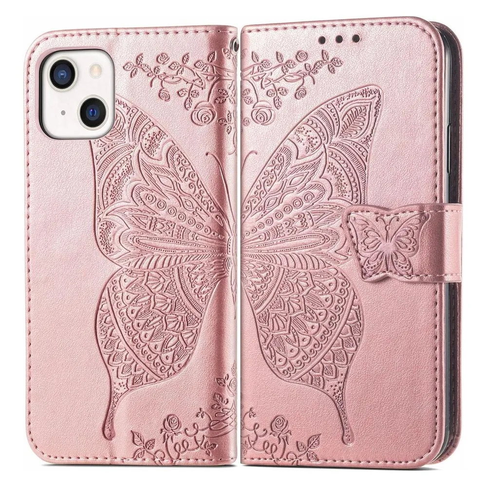 König Design Hülle Handy Schutz für Apple iPhone 13 mini Case Cover Tasche Etuis Bumper Rosa (Apple iPhone 13 mini)