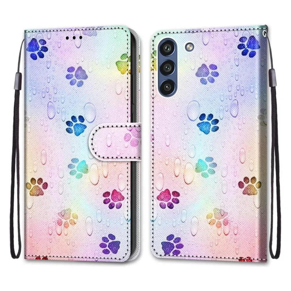 König Design Hülle Handy Schutz für Samsung Galaxy S21 FE Case Flip Cover Tasche Etui Bumper (Samsung Galaxy S21 FE)