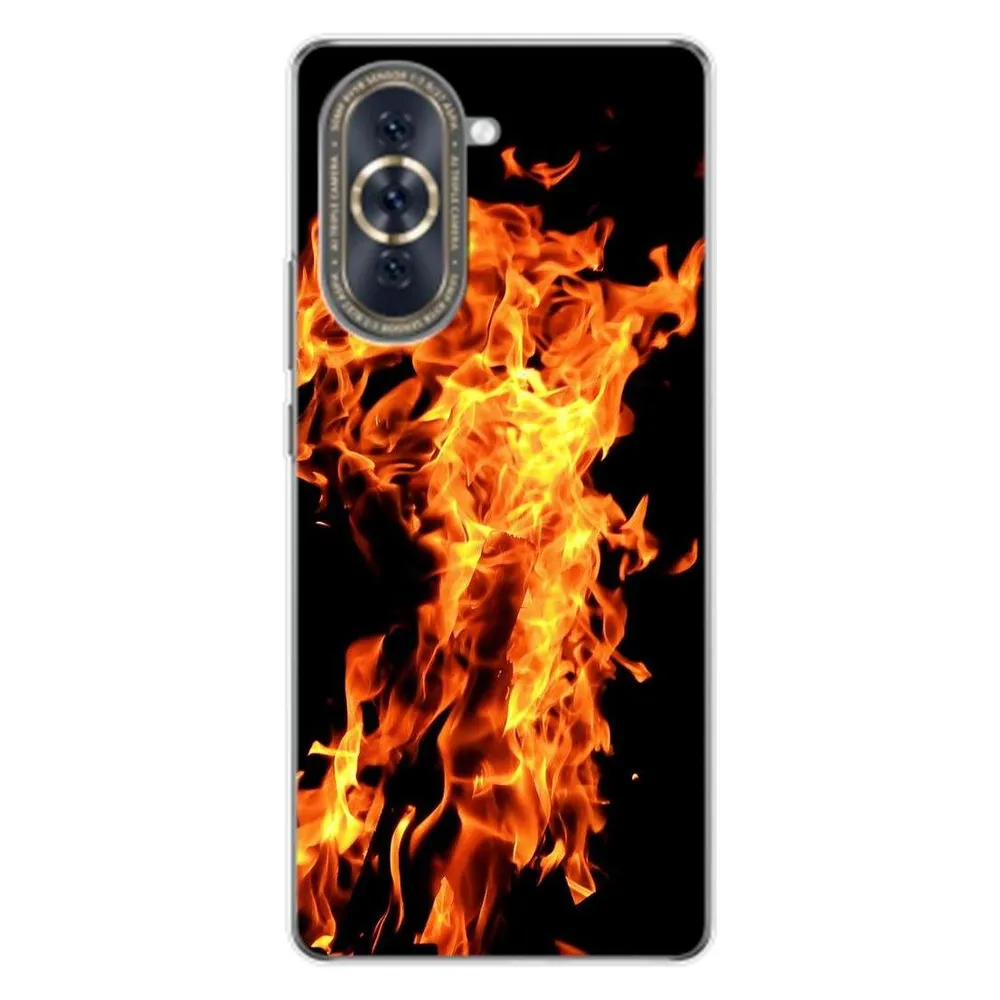 König Design Hülle Handy Schutz für Huawei nova 10 Case Cover Tasche Bumper Etuis TPU Neu (Huawei Nova 10)