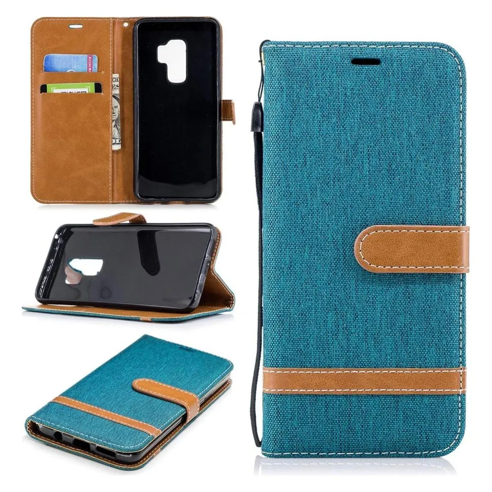 König Design Hülle Handy Schutz für Samsung Galaxy S9 Plus Case Cover Tasche Wallet Etui Neu (Samsung Galaxy S9+)