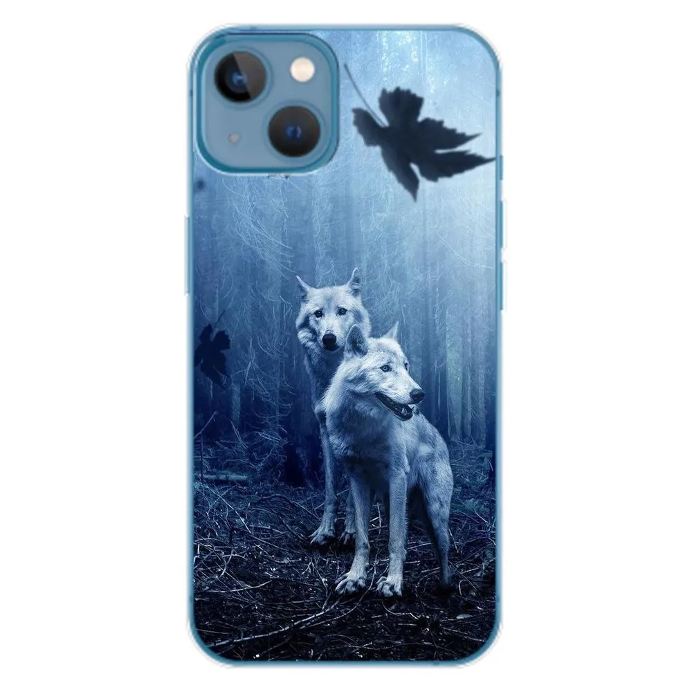 König Design Hülle Handy Schutz für Apple iPhone 14 Case Cover Tasche Bumper Etuis TPU Neu (Apple iPhone 14)
