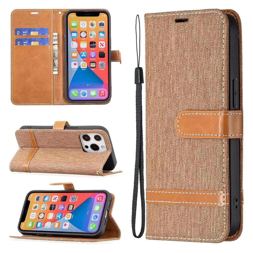 König Design Hülle Handy Schutz für Apple iPhone 13 mini Case Cover Tasche Etuis Bumper Braun (Apple iPhone 13 mini)
