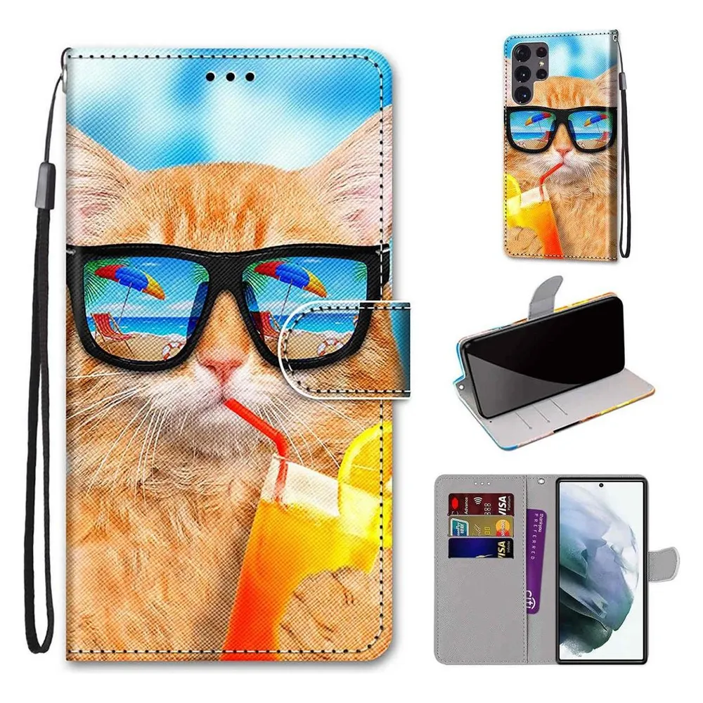 König Design Hülle Handy Schutz für Samsung Galaxy S22 Ultra 5G Case Flip Cover Tasche Etuis (Samsung Galaxy S22 Ultra 5G)