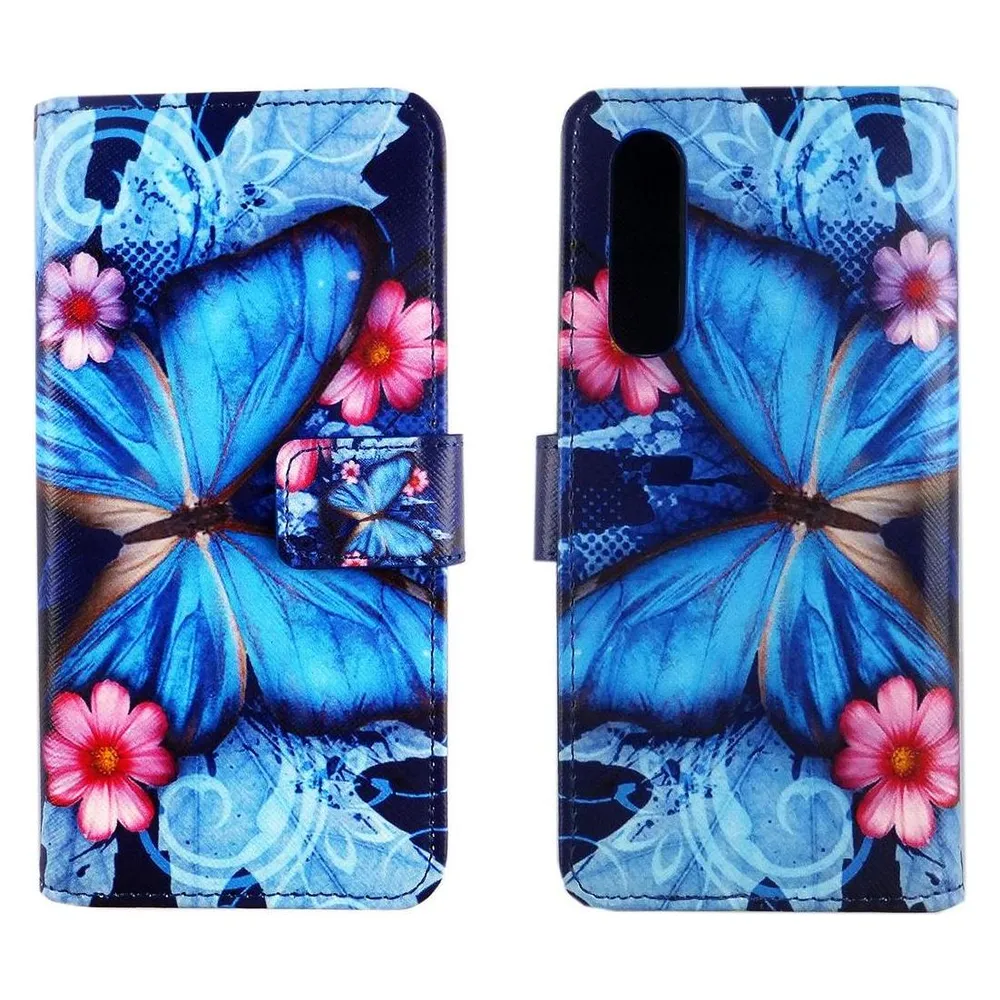 König Design Hülle Handy Schutz für Huawei P30 Case Cover Tasche Wallet Etui Handyhülle Neu (Huawei P30)