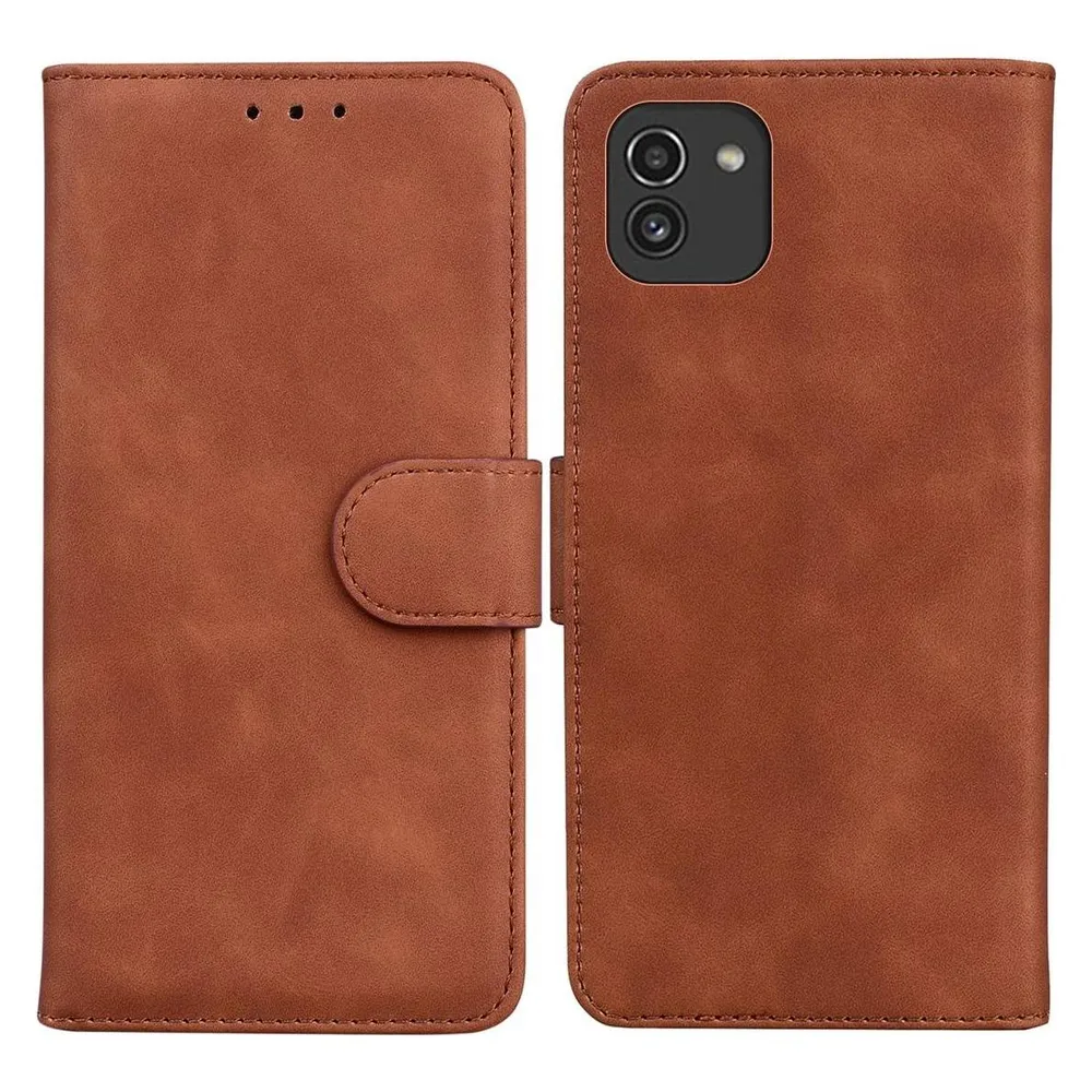 König Design Hülle Handy Schutz für Samsung Galaxy A03 Case Cover Tasche Etuis Bumper Wallet (Samsung Galaxy A03)