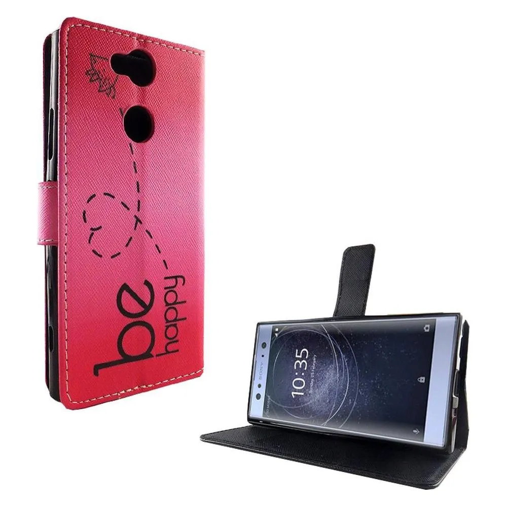 König Design Hülle Handy Schutz für Sony Xperia XA2 Case Cover Tasche Wallet Etui Handyhülle (Sony Xperia XA2)