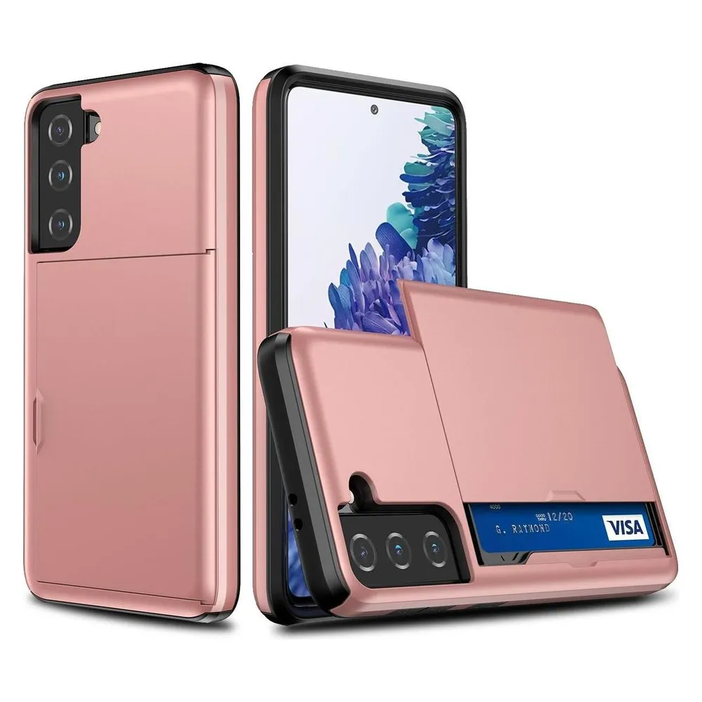 König Design Hülle Handy Schutz für Samsung Galaxy S21 Case Cover Tasche Etuis Bumper Rosa (Samsung Galaxy S21)