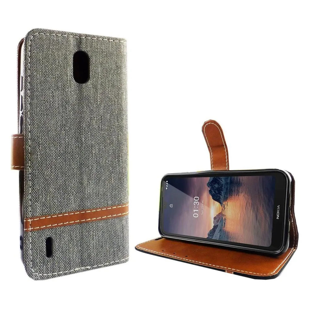 König Design Hülle Handy Schutz für Nokia 1.3 Case Cover Tasche Wallet Etui Handyhülle Bumper (Nokia 1.3)